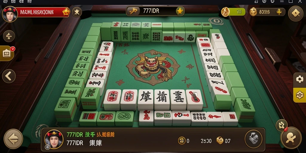 Screenshot gameplay 777IDR menampilkan suasana permainan Mahjong yang menarik.