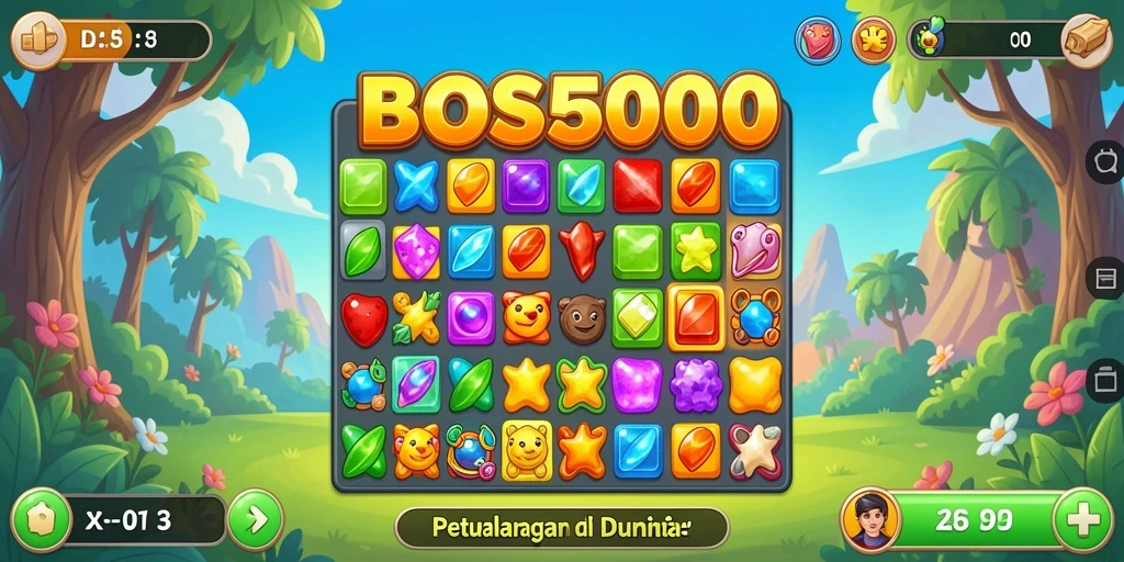 Gameplay seru dengan tantangan match-3 yang mengasyikkan.