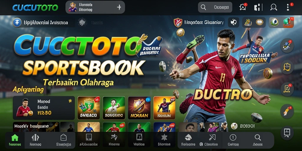 Tampilan gameplay taruhan olahraga yang interaktif dan menarik.