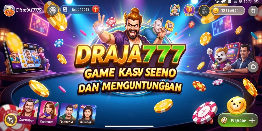 Screenshot DRAJA777 menampilkan grafis permainan Kasino yang menarik.