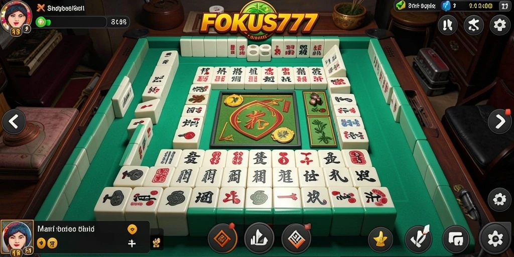 Gameplay Mahjong yang seru dan menantang di FOKUS777.