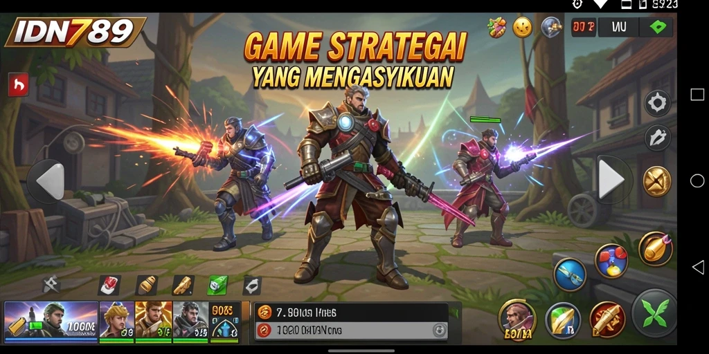 Tangkapan layar utama <strong>IDN789</strong> menampilkan aksi pertempuran yang seru.