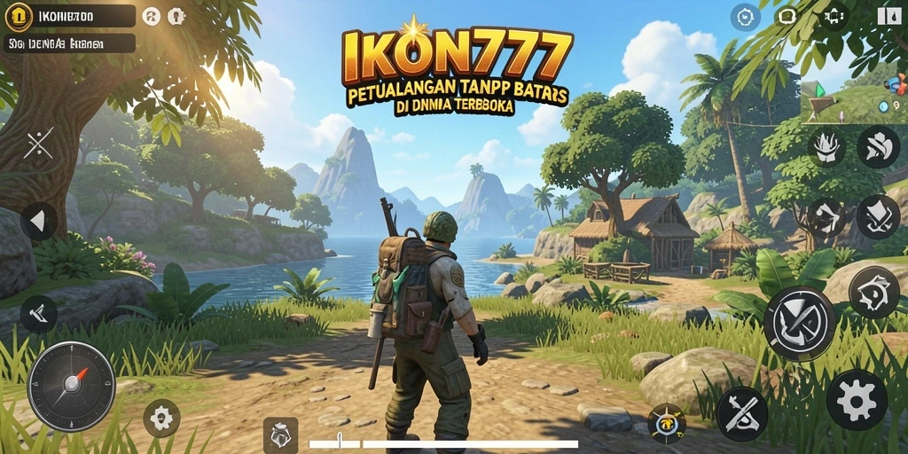 Tampilan gameplay IKON777 yang memukau di dunia terbuka.