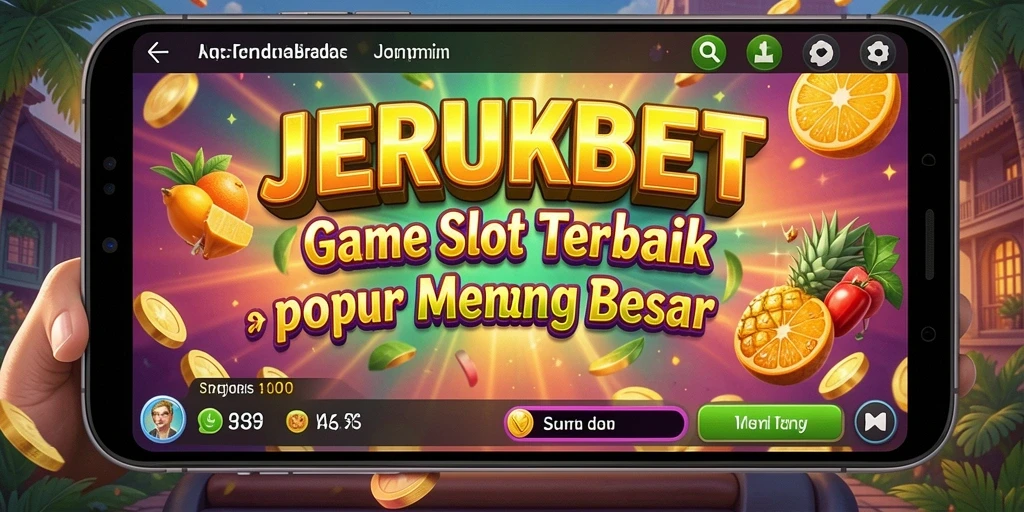 Tampilan menarik dari gameplay Slot JERUKBET yang penuh warna.