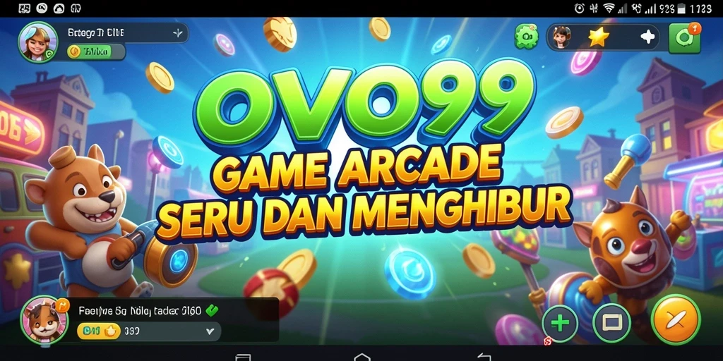 Tampilan menarik gameplay Arcade OVO99 dengan karakter dan level yang beragam.