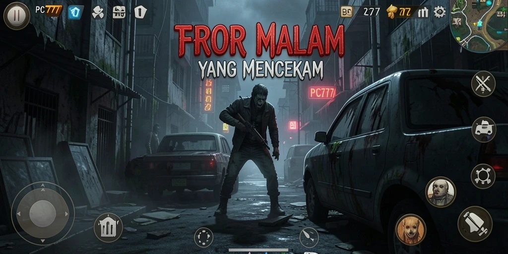 Tangkapan layar PC777 memperlihatkan momen mencekam dalam gameplay.