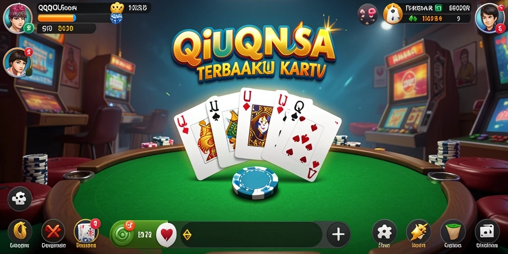 Tampilan gameplay QiuQiu yang seru dan kompetitif di QQNUSA.