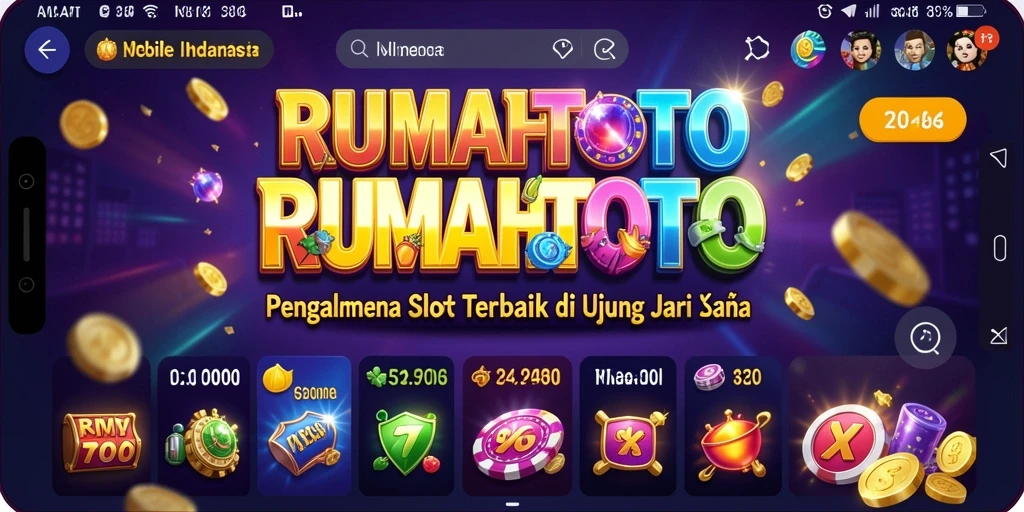 Tampilan gameplay seru di RUMAHTOTO dengan efek grafis menakjubkan.